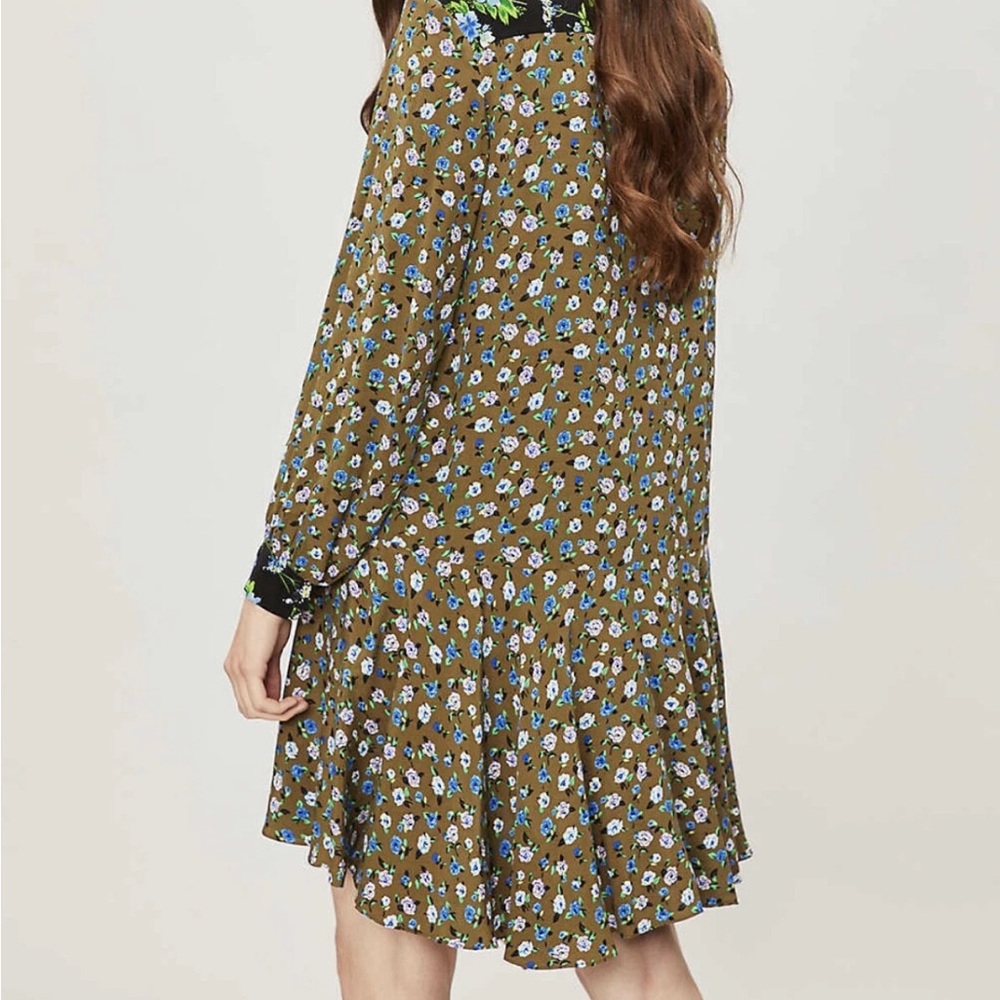 Sandro Black and White Long Sleeve Sundress for Casual Nights - Picture 4 of 4